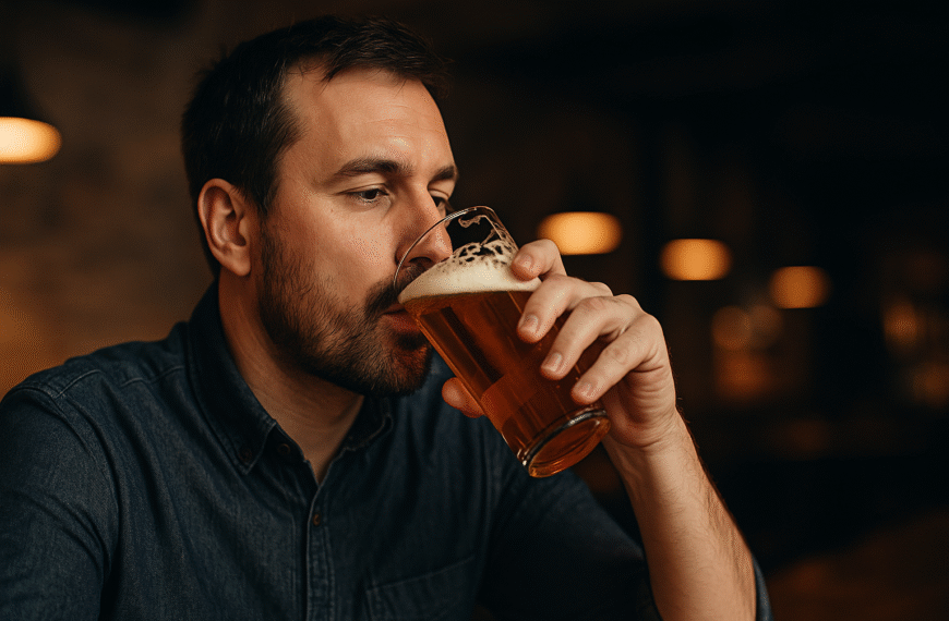 A man drinking Alcohol - The Updated World